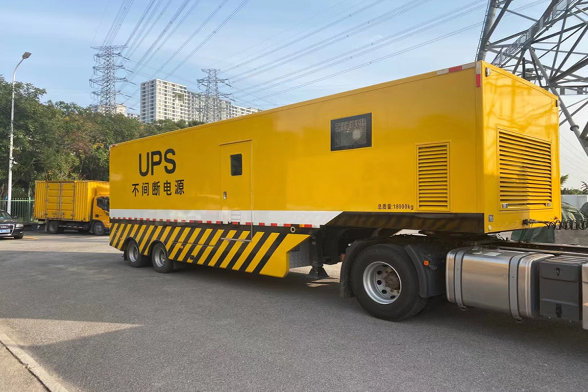邢台发电机租赁施工现场